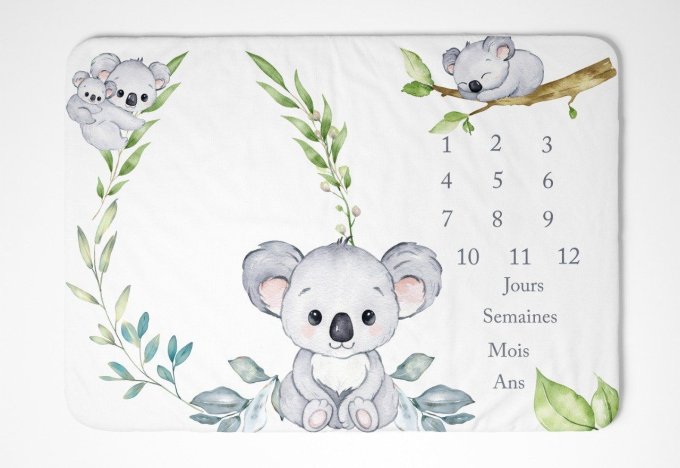 Tapis étape - Koala - 75 x 100 cm