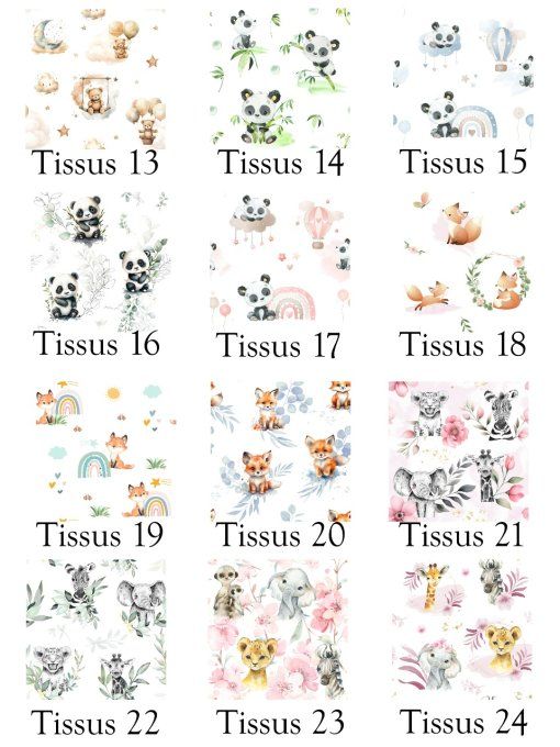 Protège Carnet de Santé - Motif Animaux