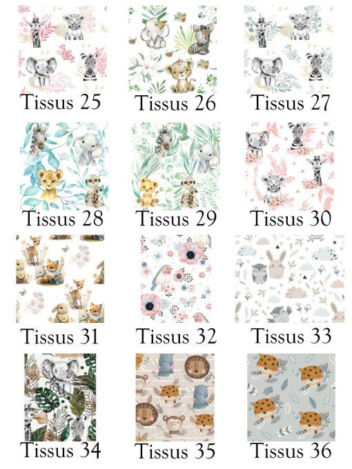 Protège Carnet de Santé - Motif Animaux