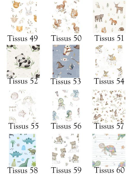 Tour de Lit - Motif Animaux