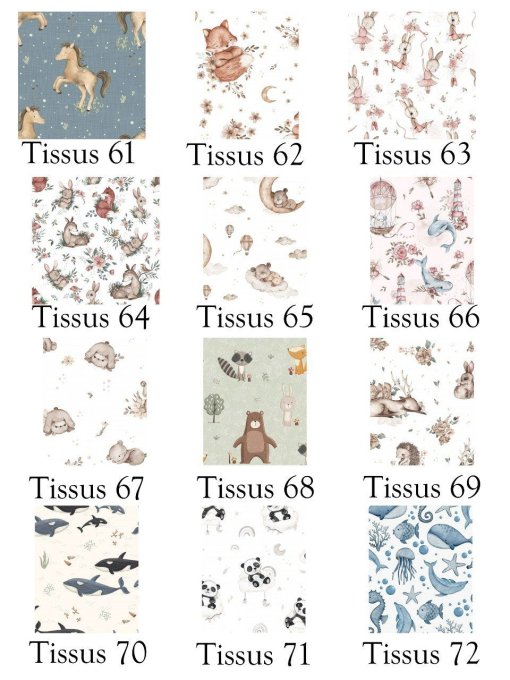 Trousse de Toilette - Motif Animaux - Modèle 2