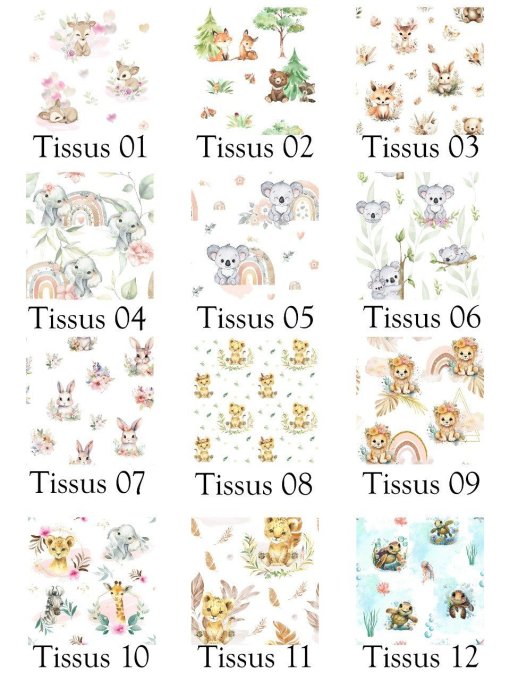 Trousse de Toilette - Motif Animaux - Modèle 2