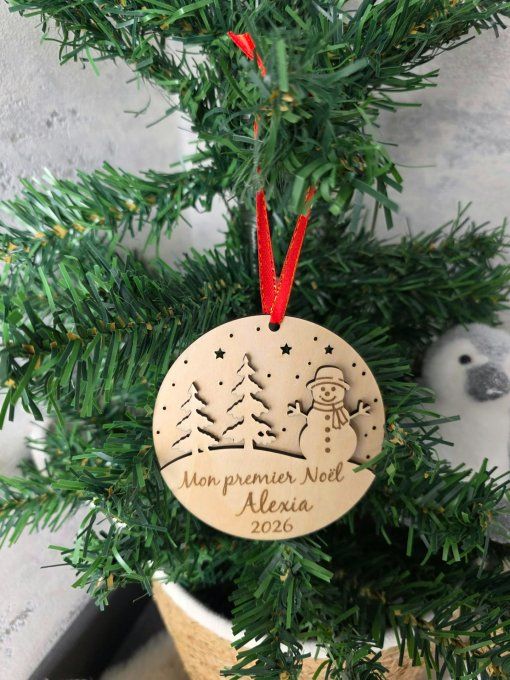 Mon premier Noël 2026 - Bonhomme de Neige 
