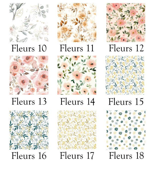 Banane - Motif Fleurs ( Version Enfant ou Adulte)