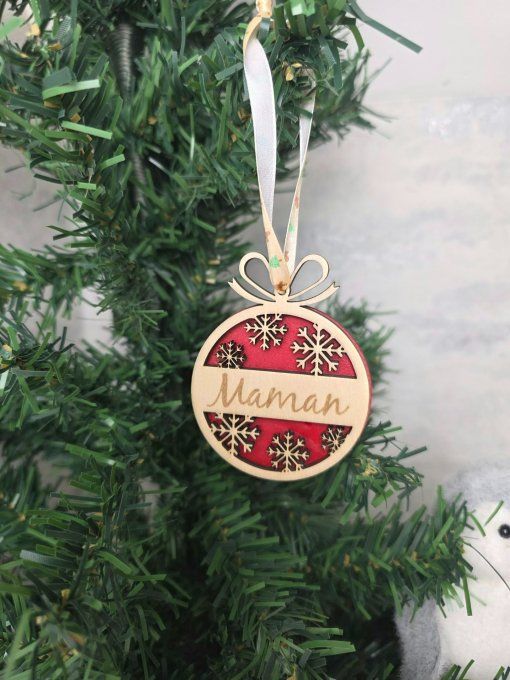 Boule de Noël flocon