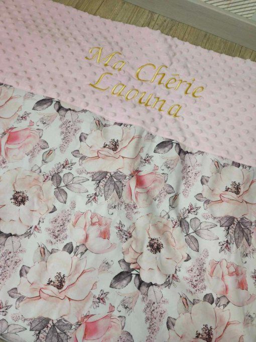 Couverture - Motif Fleurs