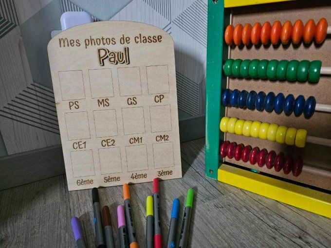Pancarte "Mes photos de classe"