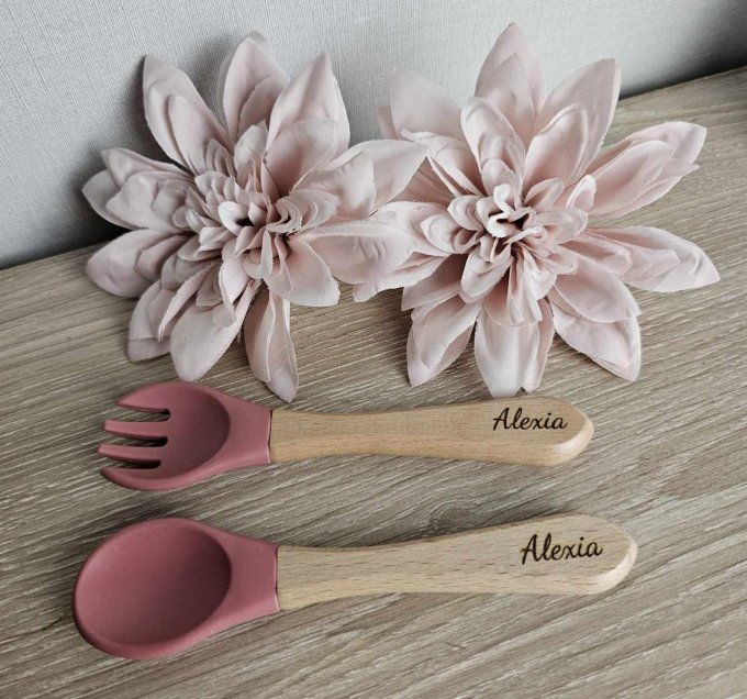 Couverts silicone personnalisés