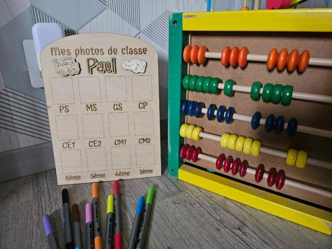 Pancarte "Mes photos de classe"