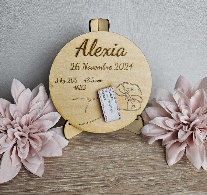 Porte Bracelet de Naissance avec ou sans support
