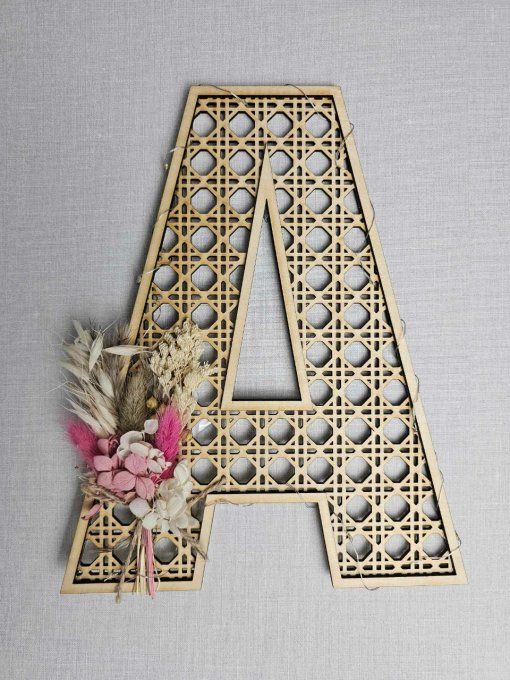 Lettre Alphabet - Lumineux, Fleurs ou non