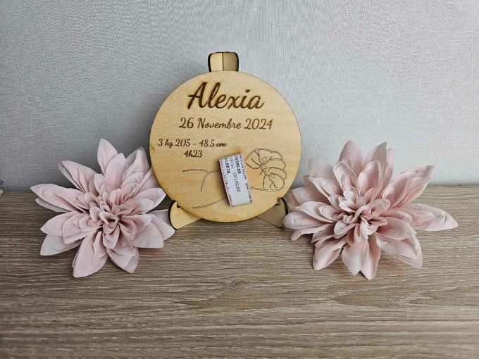 Porte Bracelet de Naissance avec ou sans support