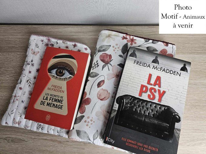 Pochette à livre (Poche ou Broché) - Motif Animaux