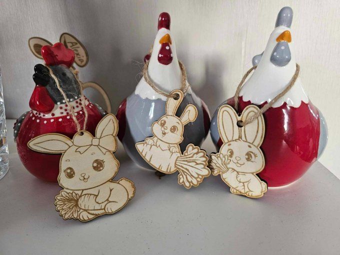 Suspension Pâques (lot de 3)