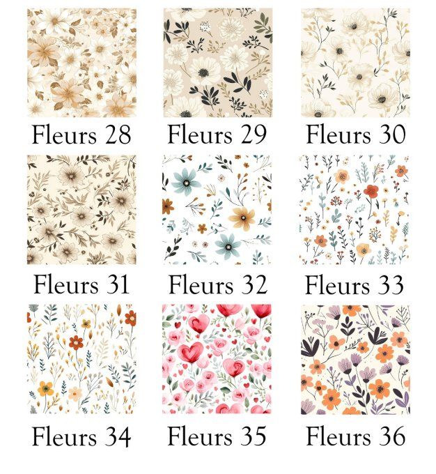 Banane - Motif Fleurs ( Version Enfant ou Adulte)
