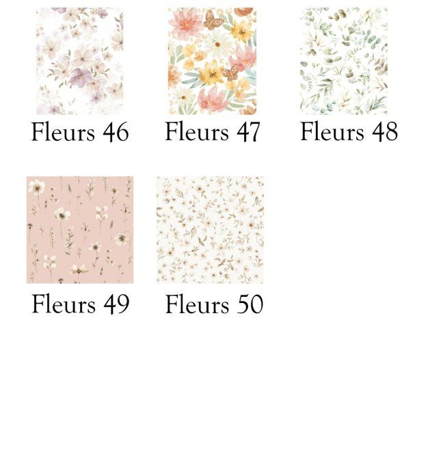 Banane - Motif Fleurs ( Version Enfant ou Adulte)