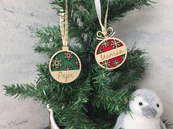 Boule de Noël flocon