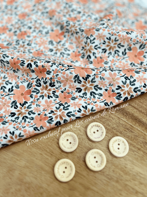 Protège carnet de santé fleurs Gloria