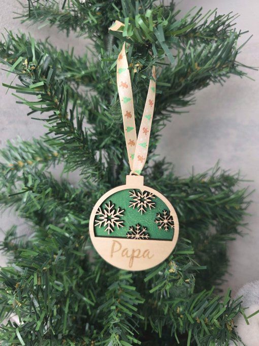 Boule de Noël flocon