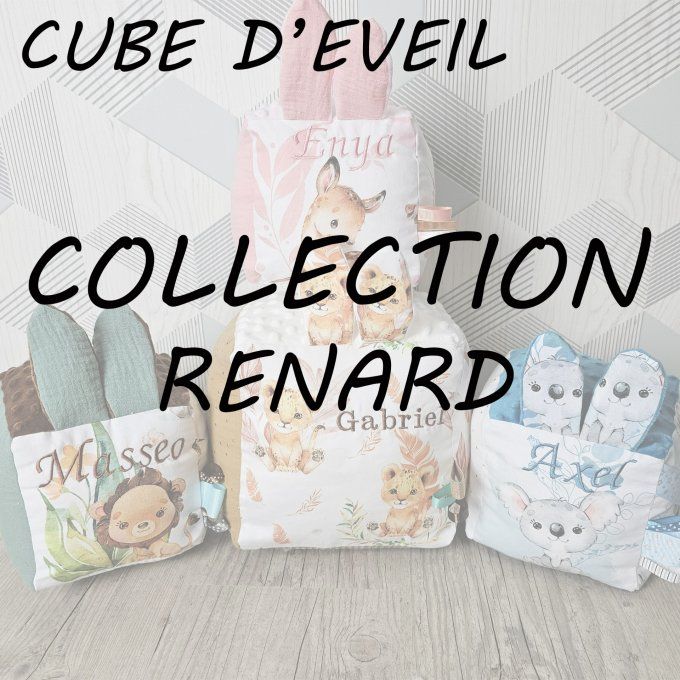 CUBE D'EVEIL - COLLECTION RENARD