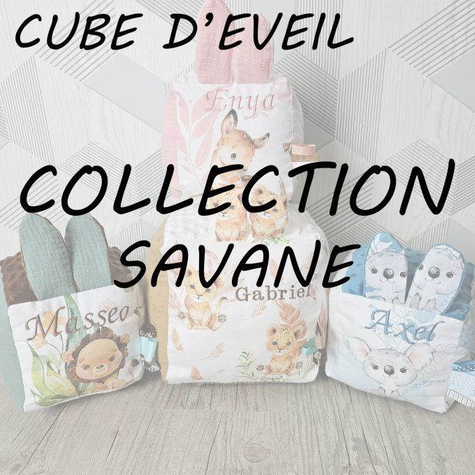 CUBE D'EVEIL - COLLECTION SAVANE