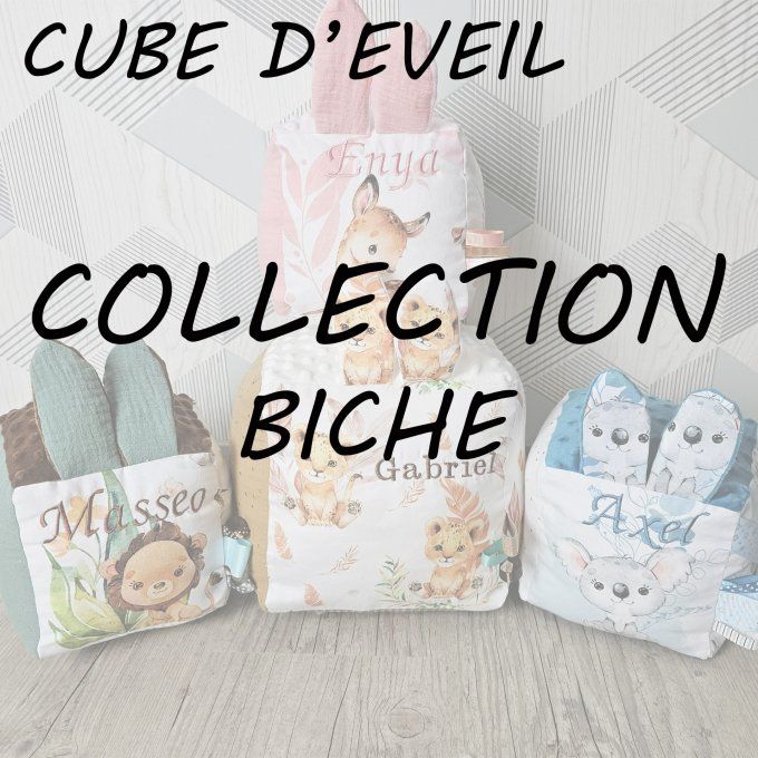 CUBE D'EVEIL - COLLECTION BICHE