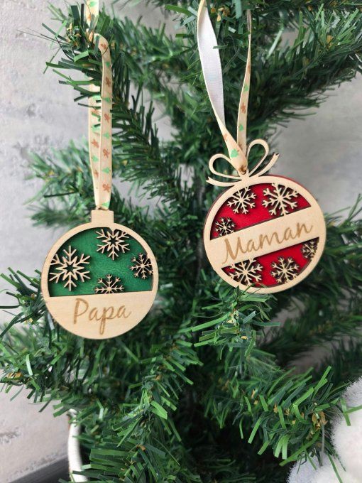 Boule de Noël flocon