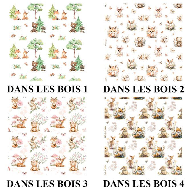 TROUSSE DE TOILETTE - COLLECTION DANS LES BOIS