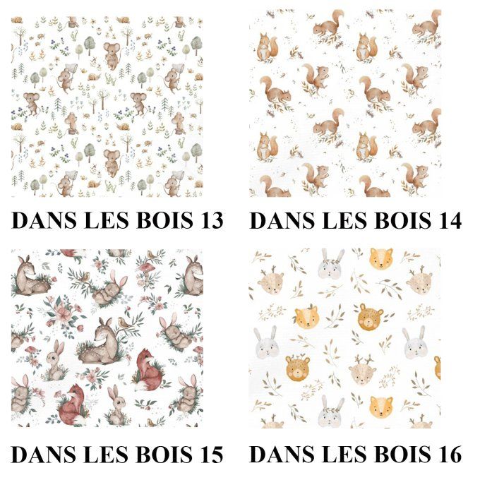 TROUSSE DE TOILETTE - COLLECTION DANS LES BOIS