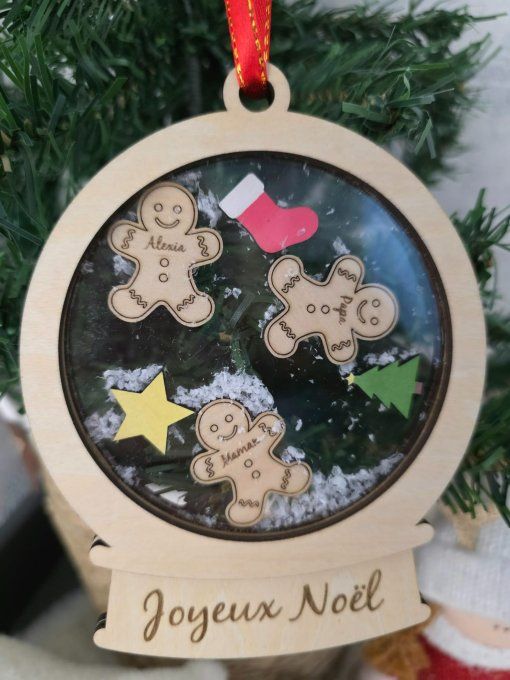 Boule de Noël Famille 