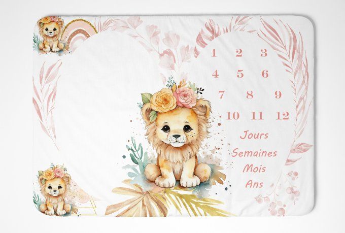 Tapis étape - Lion Boho