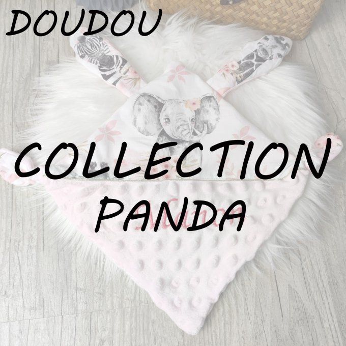 DOUDOU PLAT - COLLECTION PANDA