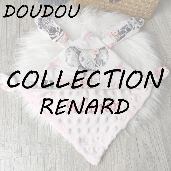 DOUDOU PLAT - COLLECTION RENARD