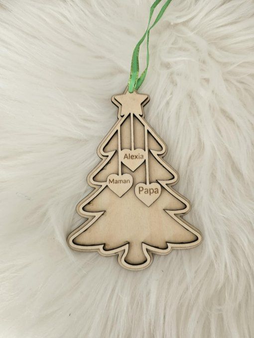 Sapin de Noël Famille 2 à 8 personnes - Décoration de Noël 