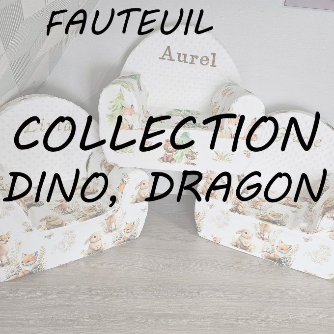 FAUTEUIL - COLLECTION DINO, DRAGON