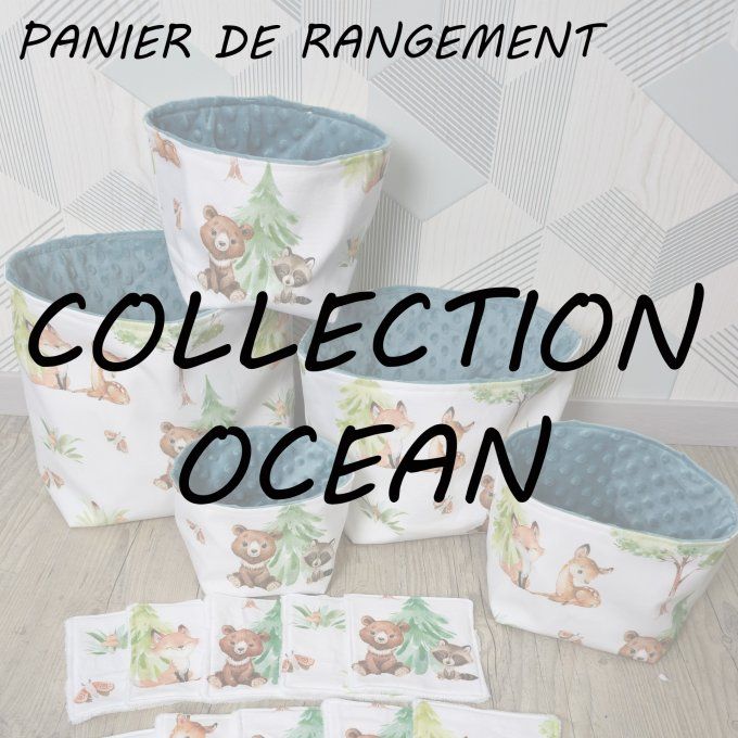 PANIER DE RANGEMENT - COLLECTION OCEAN