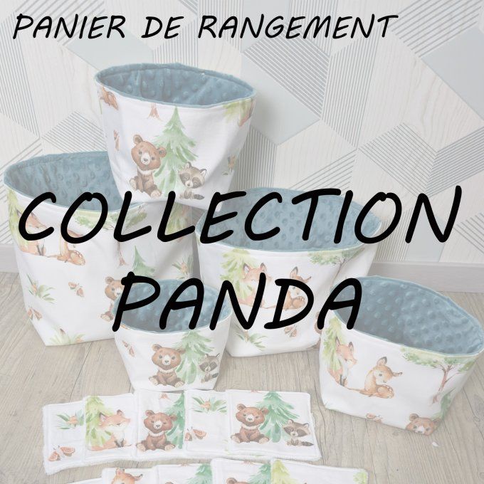 PANIER DE RANGEMENT - COLLECTION PANDA