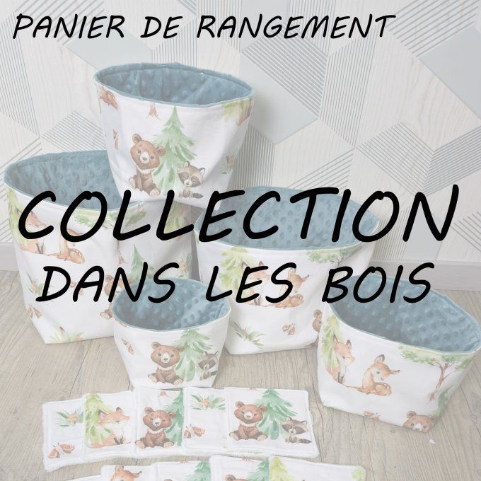 PANIER DE RANGEMENT - COLLECTION DANS LES BOIS