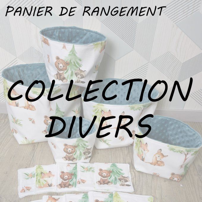 PANIER DE RANGEMENT - COLLECTION DIVERS