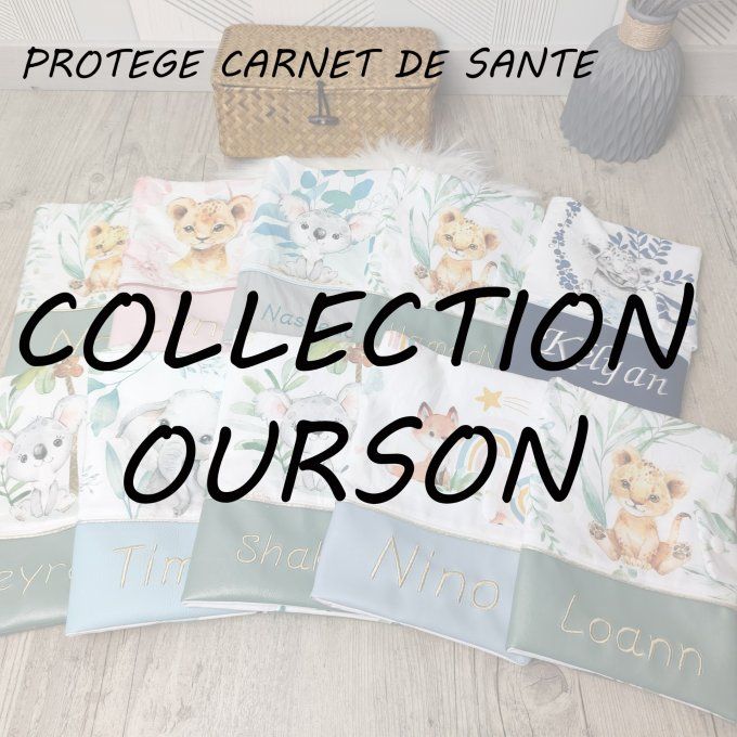 PROTEGE CARNET DE SANTE - COLLECTION OURSON