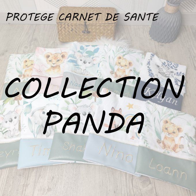 PROTEGE CARNET DE SANTE - COLLECTION PANDA
