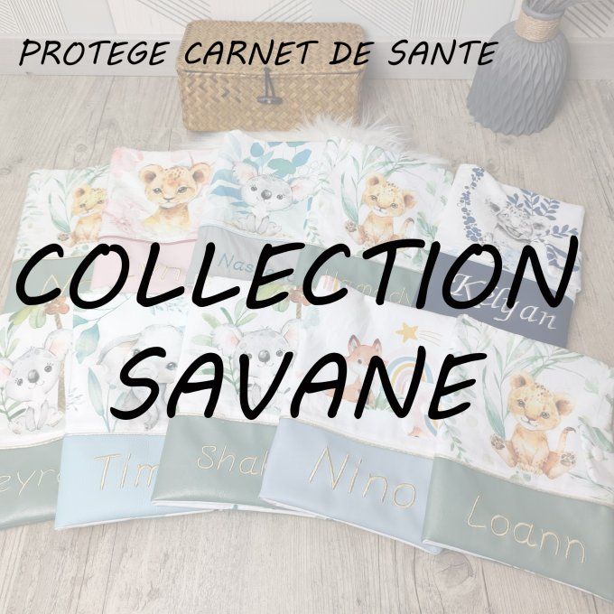 PROTEGE CARNET DE SANTE - COLLECTION SAVANE