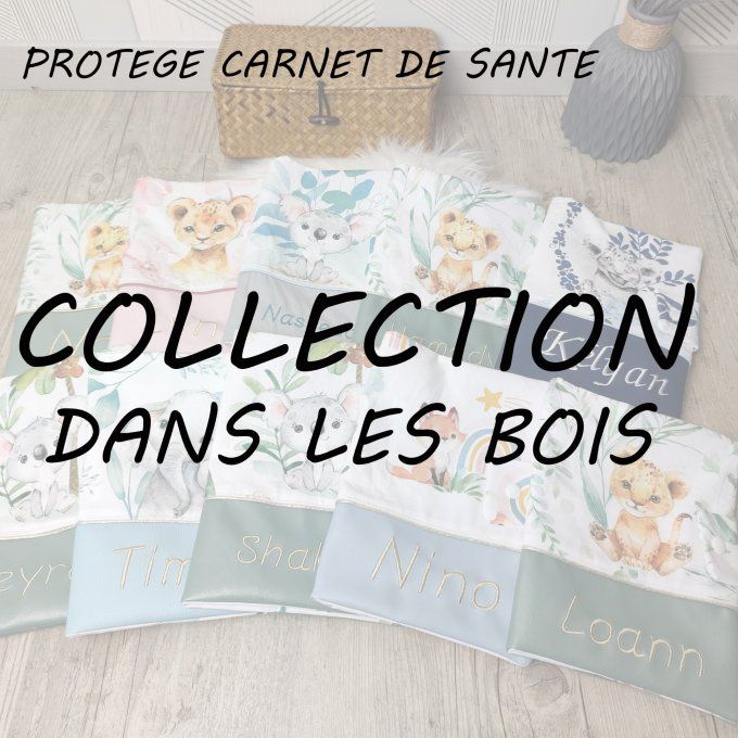 PROTEGE CARNET DE SANTE - COLLECTION DANS LES BOIS