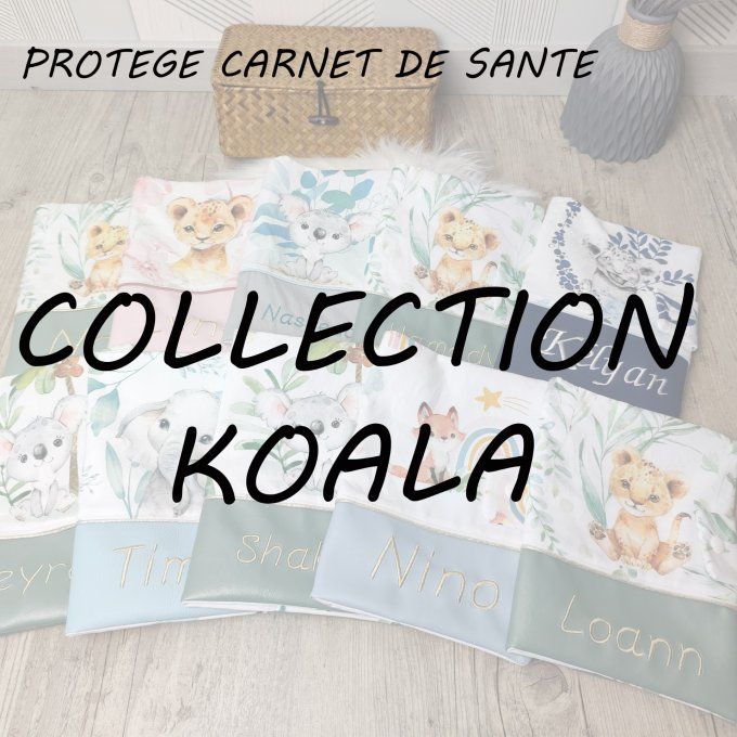PROTEGE CARNET DE SANTE - COLLECTION KOALA