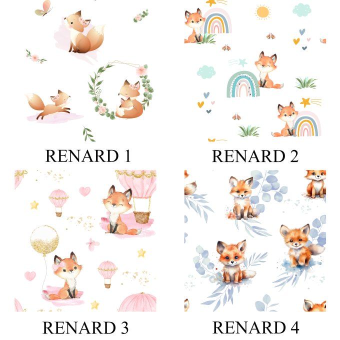 PROTEGE CARNET DE SANTE - COLLECTION RENARD