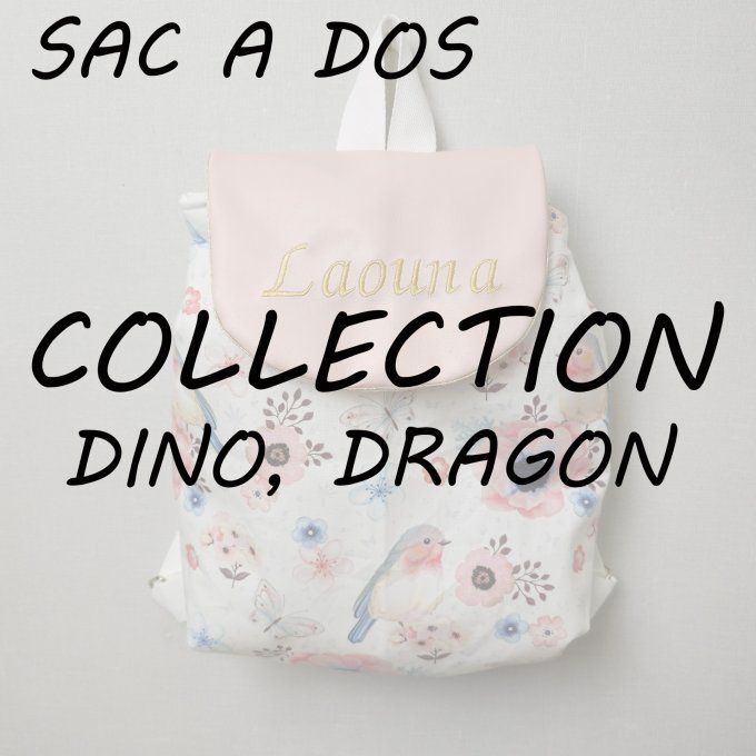 SAC A DOS - COLLECTION DINO, DRAGON