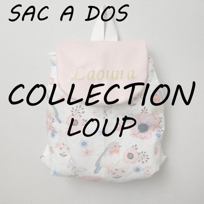 SAC A DOS - COLLECTION LOUP