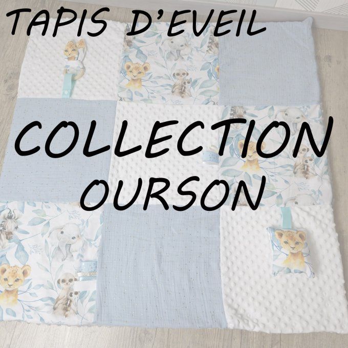 TAPIS D'EVEIL - COLLECTION OURSON