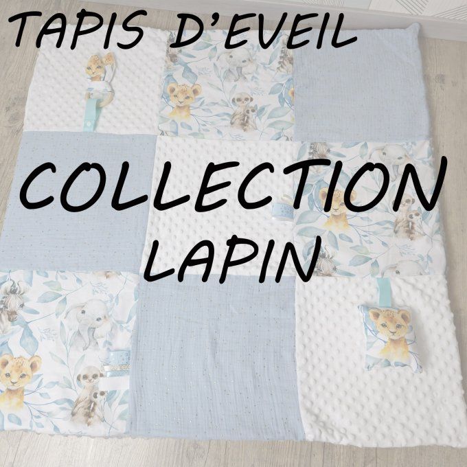 TAPIS D'EVEIL - COLLECTION LAPIN