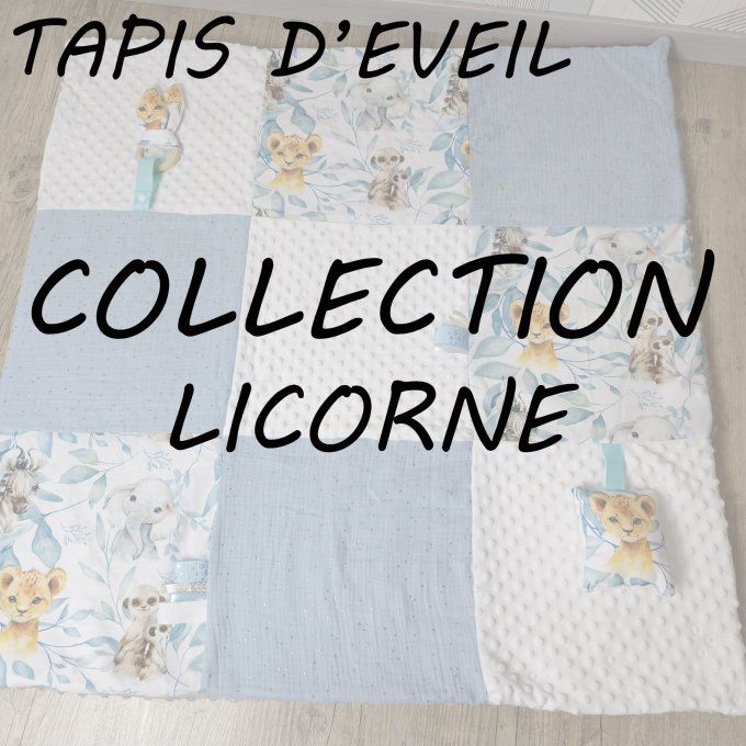 TAPIS D'EVEIL - COLLECTION LICORNE